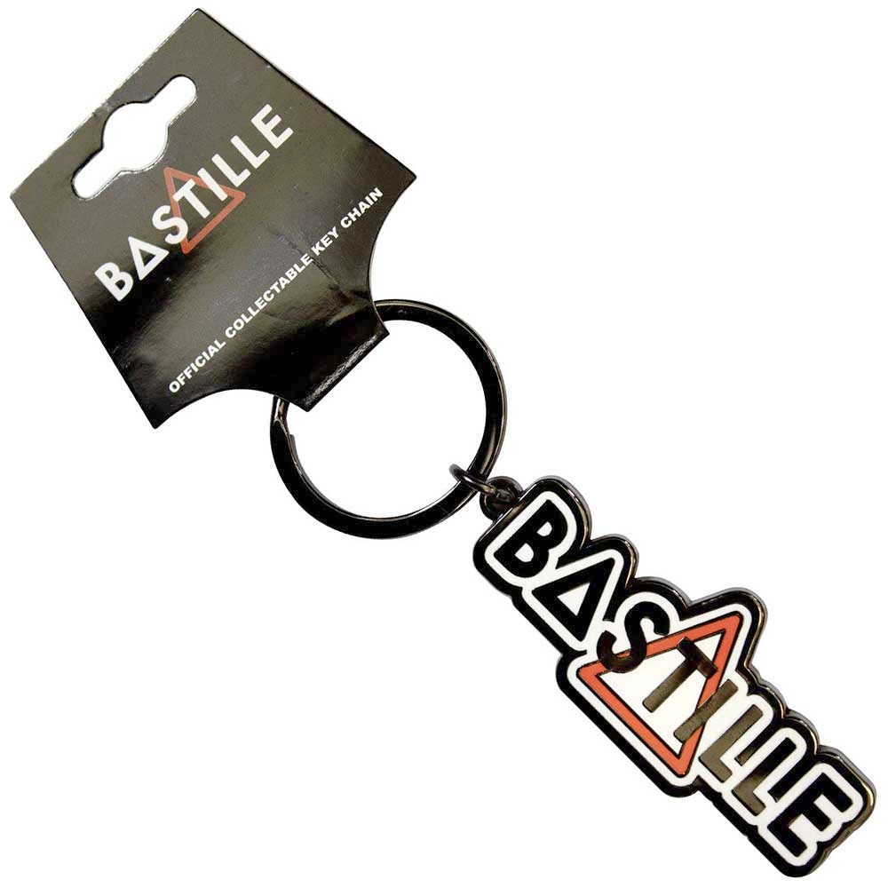 Bastille - Orange Triangle Sleutelhanger - Zwart